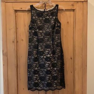 Maggy London Nude Lace Dress